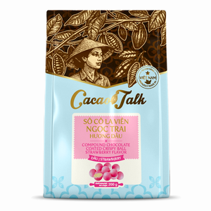 Fancy Foods - Chocolate Compuesto, Venta Directa de Fábrica, Bolas Crujientes de Chocolate con Fresa y Cacao para Decorar Pasteles, HALAL, OEM/ODM - Product Image 1