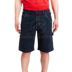 Best Selling High Quality Men's Mid Waist Casual <b>Button</b> <b>Fly</b> <b>Jeans</b> Shorts Quick Dry Breathable 100% Cotton Solid Pattern - Product Image 6