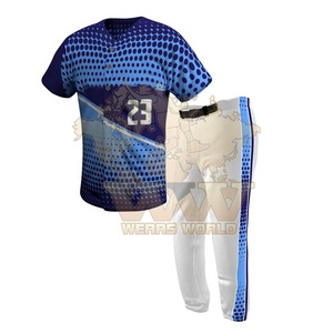 Vêtements de sport en promotion, uniforme de baseball imprimé par sublimation, 100% polyester, anti-UV, séchage rapide, fabriqué au Pakistan - Product Image 2