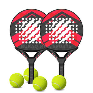 Raquette de beach tennis unisexe entièrement en carbone, noyau en EVA souple avec sac de transport en nylon - Product Image 4