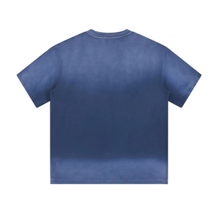 T-shirt pour homme personnalisé avec impression DTG, 300 g/m², style vintage délavé à l'acide, effet soleil, délavé par pulvérisation, style uni, design décontracté - Product Image 4