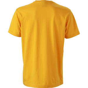 T-shirt de sport à manches courtes en coton et polyester de haute qualité pour hommes, design uni, jersey vierge, directement de l'usine - Product Image 3
