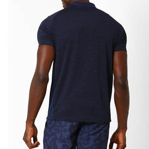 Polo classique pour homme en coton, coupe ajustée, broderie de logo personnalisée, tenue décontractée professionnelle - Product Image 2