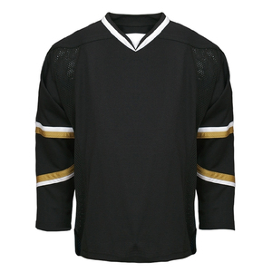 Vente en gros de maillots de hockey sur glace professionnels sur mesure, tailles plus grandes pour adultes, service OEM, prix de vente optimal, nouvelle arrivée, 100% polyester - Product Image 2