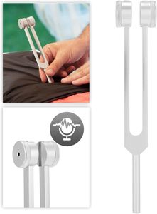 Diapasón de precisión para examen médico, diapasón ligero para procedimientos de exámenes de oído, nariz y garganta (ORL) y pruebas de audición - Product Image 2