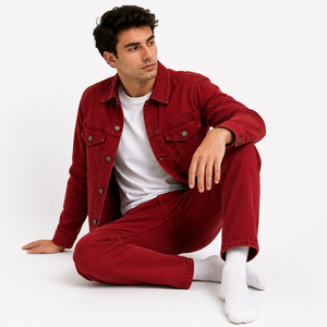 Chaqueta Vaquera de Invierno para Hombre, de Alta Calidad, Duradera, Cómoda, Estilo Atemporal, para Uso Diario, Casual, Urbana, de Viaje, Personalizable - Product Image 5