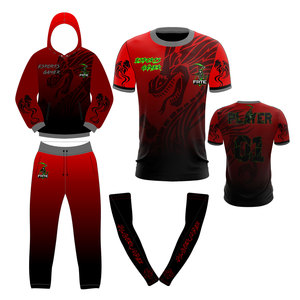 Maillot de jeu Esports personnalisé par sublimation, manches courtes, maillot d'équipe compétitif, vêtements de sport respirants, performance sportive, tournoi de joueurs - Product Image 2