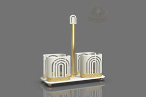 Portarrollos de Papel Higiénico de Lujo, Moderno, de Acero Inoxidable, No Plegable, Personalizable, Tipo Soporte, para Baño, Exportación India - Product Image 5