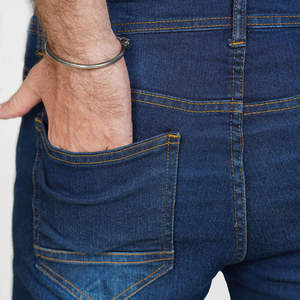<b>Men's</b> Mid <b>Stretch</b> Knit Denim Jeans Light Wash Straight Leg Casual Eco-Friendly Quick Dry Breathable Button Fly Lightweight 100% - Product Image 6