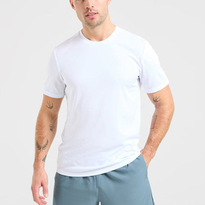 T-shirt col rond pour homme, style été, coupe ajustée, design personnalisé, impression numérique de haute qualité, logo, coton, t-shirts pour homme - Product Image 2