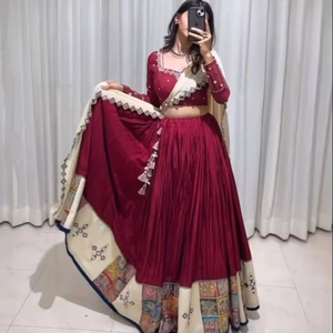 Launching New Designer Party Wear Look Heavy Faux Georgette <b>Top</b> Palazzo & Dupatta Set With Embroidery Sequence - Product Image 1