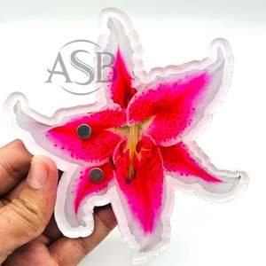Nouvelle conception 2026 : Palette d'extensions de cils en acrylique en forme de fleur avec logo personnalisé et aimants - Product Image 5