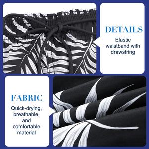 QUICK DRY 2024 shorts homme vente en gros OEM service motif personnalisé imprimé mens maillots de bain séchage rapide shorts de plage avec poches - Product Image 4