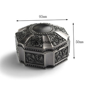 Caja Decorativa Metálica Premium, Solución de Almacenamiento Elegante de Tradebyd - Product Image 4