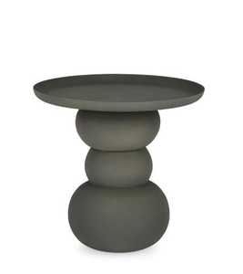 Mesa de Centro de Aluminio en Oferta, con Diseño Martillado, Acabado Marrón, Mesa de Centro Ovalada para Sala de Estar, Precio Personalizado - Product Image 4