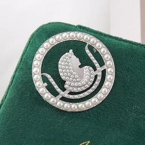 Pin masónico del Club de la Sociedad de las Perlas, broche masónico para hijas masónicas, material de joyería: metal, tipo de metal: aleación - Product Image 4