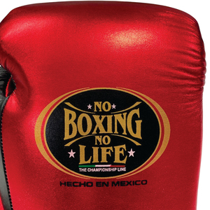 ถุงมือมวยไทยสั่งทำพิเศษ ขายดี รุ่น No Boxing No Life แบบผูกเชือก น้ำหนักเบา สำหรับฝึกซ้อมและแข่งขันระดับมืออาชีพ - Product Image 6