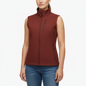 Chaleco de Trabajo Reversible para Hombre, Personalizado con Logotipo, Formal, Transpirable, con Cierre, sin Mangas, Cuello Alto, Acolchado, de Poliéster, Impermeable - Product Image 3