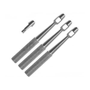 3 Piezas de Perforadores de Tejido, Instrumentos Dentales Rectos de Acero Inoxidable, Grado Alemán, Autoclavables Manualmente, CE ISO13485 - Product Image 4