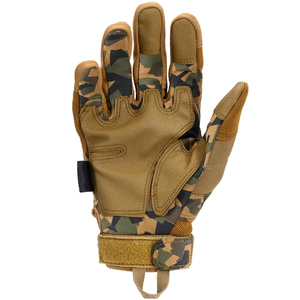 Gants de moto de course robustes, antidérapants, à forte adhérence, couleur unie, en cuir véritable, élégants, pour hommes - Product Image 6