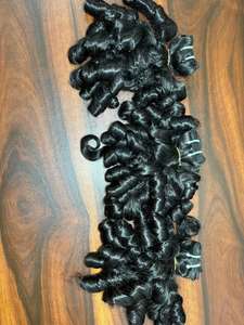 Extensión de cabello humano rizado hinchable para bebé de volumen ligero con Rizos suaves definidos estilo suave a granel fuente al por mayor: no permanente - Product Image 4