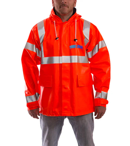 OEM Wholesale Reflective High Visibility ANSI Class 1 Waterproof Polyester Safety Workwear Jackets Custom Adult Men's <b>Coat</b> 2026 - Product Image 1