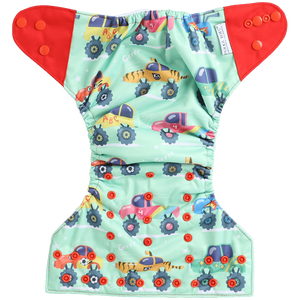 Pañal de tela reutilizable Polka Tots Comprar en línea Pañal de bebé ajustable impermeable-Coche - Product Image 4