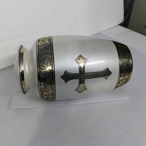 Urnas de latón para cenizas humanas para adultos para urnas funerarias para cenizas humanas para adultos 200 pulgadas cúbicas-Escaleras al cielo - Product Image 3