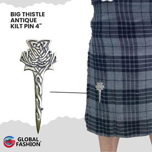 Pin para Kilt con Diseño Celta de Cardo Escocés, Accesorio Tradicional, Pin Decorativo de Alta Calidad con Motivos del Clan Escocés - Product Image 5
