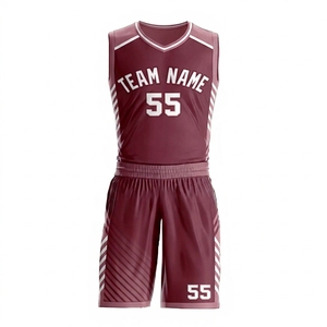 Diseña Tu Propio Uniforme de Baloncesto, Logotipo y Número Personalizados, Reversible, Transpirable, Conjunto de Uniforme de Baloncesto - Product Image 2