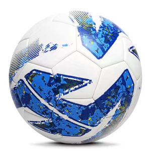 Balones de Fútbol de Cuero de Alta Calidad del Fabricante, Balones de Fútbol Cosidos con PU, Tamaño 5, Balones Deportivos Personalizados para Partidos Oficiales - Product Image 4
