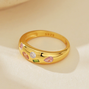 แหวนพลอยหยกหญิงวินเทจ - Product Image 4