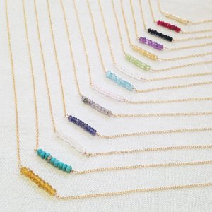 Small Freshwater Pearl Long Bar <b>Necklace</b> Dainty Gold <b>Silver</b> Pearl Jewelry Minimalist Elegant <b>Necklace</b> for Women Gift - Product Image 2