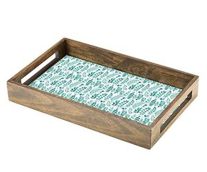 Modern Style Design Mango Wood Enamel Print Tray Decorative Trays Wood serving Tray Enamel Printing Tray at very <b>low</b> Price - Product Image 2