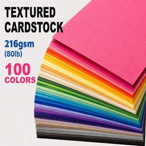 100 Colors 12x12 Textured Cardstock 216gsm 80lb Craft Paper Scrapbook Card Making DIY Crafts School Supplies Die Cut Decorations - Product Image 1