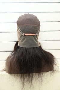 <b>Full</b> <b>Lace</b> <b>Wig</b> Human Hair Indian Remy Natural Black Long Straight Medium Brown Glueless Average Size Swiss <b>Lace</b> Base <b>full</b> <b>lace</b> - Product Image 1