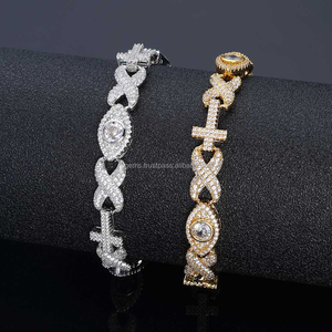 Customizable 18K Yellow Gold Miami Cuban Link Necklace <b>Rope</b> <b>Chain</b> VVS Moissanite Bezel Setting for Certified Unisex Gift - Product Image 5