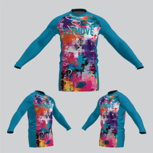 Camiseta de manga larga para hombre, personalizada, de satén, elástica en 4 direcciones, transpirable, UPF50+, antibacteriana, para MMA y BJJ, OEM, con spandex. - Product Image 5