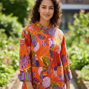 Veste matelassée en coton pour femme, nouvelle collection hiver 2026, en polaire épaisse, respirante, grande taille, avec logo personnalisé - Product Image 1