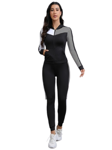 Ensemble de yoga imprimé respirant 2 pièces pour femmes, leggings de sport sans couture et soutien-gorge de sport, tenue de fitness pour la salle de sport - Product Image 2