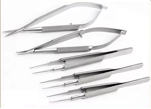 Ophthalmic Surgical Instrument Set Manual 12cm 14cm 16cm Steel Eye Surgery Kit with Scissors & Forceps By <b>Blush</b> Surgical - Product Image 5
