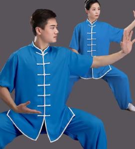 ชุดกังฟูผ้าฝ้ายสีขาว ทรงปกติ ระบายอากาศได้ดี สำหรับผู้ใหญ่ ใส่ได้ทั้งชายและหญิง - Product Image 4