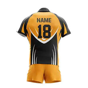 Maillots de rugby personnalisés de qualité supérieure avec logo en relief, sublimation, vêtements de sport sur mesure, kits de rugby OEM pour hommes, maillots de rugby - Product Image 5