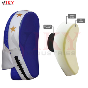 Nouvel Arrivage – Protège-Mains de Sparring Entièrement Personnalisables, Légers, OEM/ODM, Bleus et Blancs, Couverture Complète des Doigts pour le Kickboxing - Product Image 3