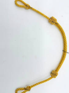 Cordon tressé en or pour chapeau d'uniforme de cérémonie – Qualité supérieure - Product Image 3