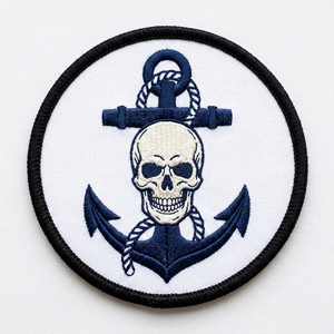 Patch brodé thermocollant vintage en fer, motif lanterne à huile et lampe à kérosène flamboyante, badge rond, pour décoration de vêtements de camping, vente en gros - Product Image 2