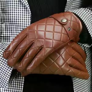 Warm Genuine Leather Winter <b>Gloves</b> for Men Thermal Lined Cold Weather <b>Gloves</b> for Outdoor Work Driving and Travel - Product Image 2