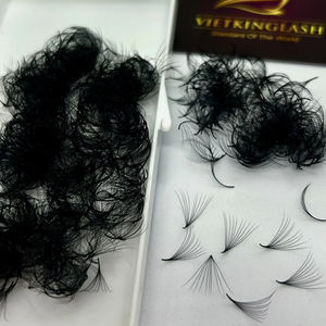 Extensiones de Pestañas de Volumen Preformadas 6D Ultra Speed Fan de Marca Privada con Caja de Empaque Personalizada para Suministro de Pestañas al por Mayor OEM - Product Image 1