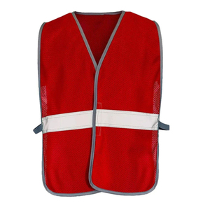 Chaleco de Seguridad Reflectante, Malla Negra con Franja Blanca, Alta Visibilidad, Ropa de Trabajo, Equipo de Tráfico, Chaleco de Seguridad de Alta Calidad - Product Image 4