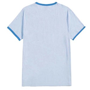 Camisetas Ringer Personalizadas OEM, Cuello Redondo, Algodón, Estilo Vintage, Fitness, Manga Corta, para Hombre, Tallas Grandes - Product Image 1